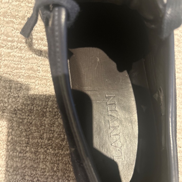 Lanvin DBB1 Toe Capped Navy Blue - Suede & LEATHER - GREAT CONDITION - Picture 7 of 7